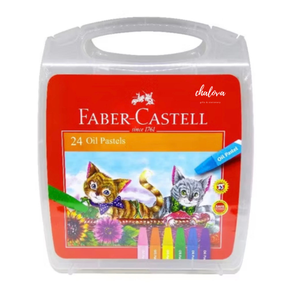 

[PCS] KRAYON FABER CASTELL OIL PASTEL 24 WARNA / CRAYON FABER-CASTELL 24 WARNA