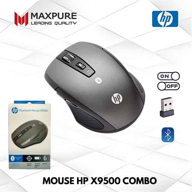 Mouse Wireless Bluetooth HP X9500 Dual Mode [ 1000-1600 DPI ]