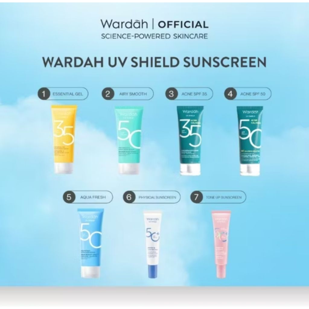 Wardah Gel Sunscreen Spf 30 Spf 50