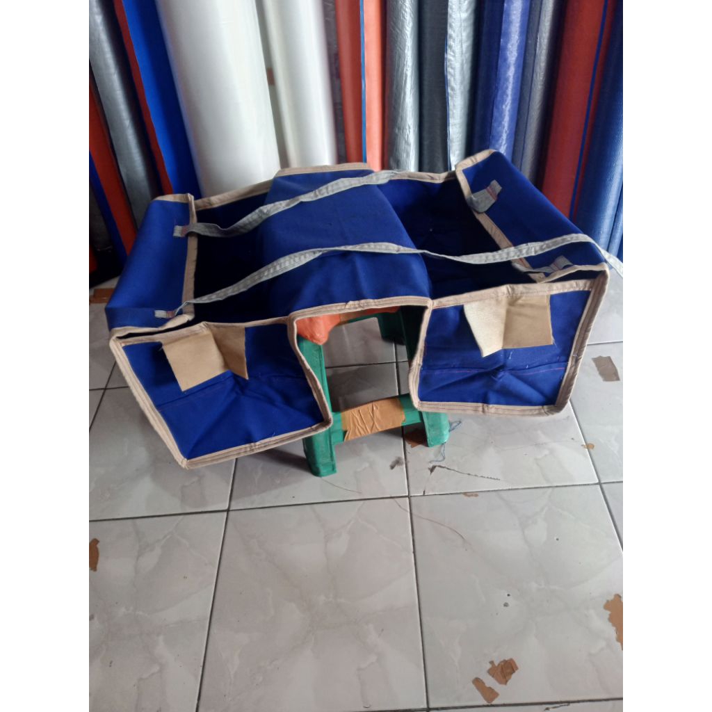 tas motor /sandel bek / tas  obrok / bahan kain kanvas