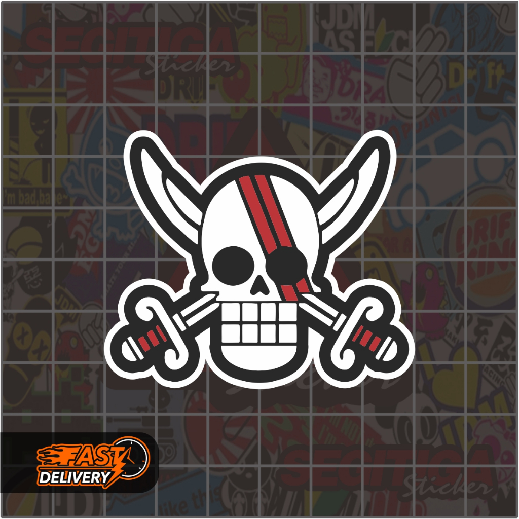 

Sticker Bajak Laut Rambut Merah Akagami Ukuran 6 x 5 Cm