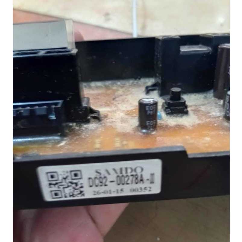 panel mesin cuci samsung second