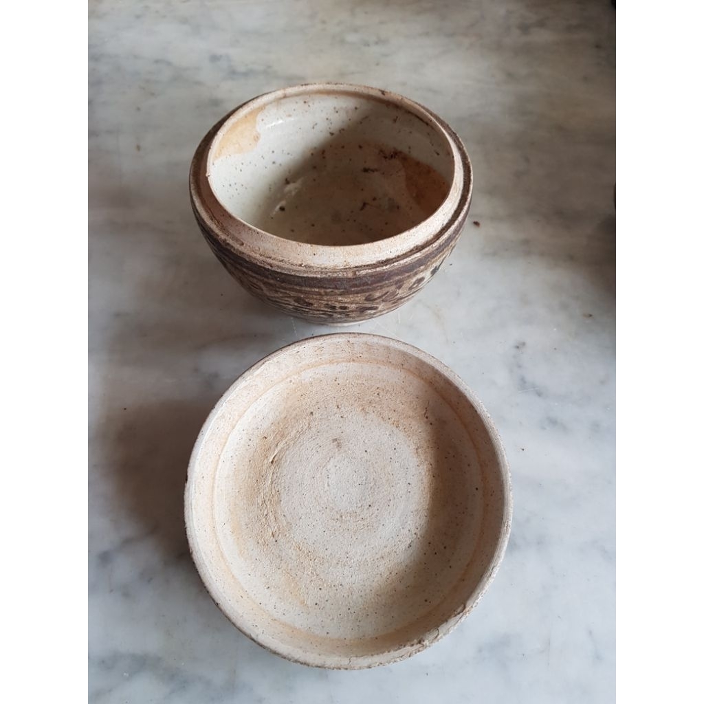 tempat bedak antik asli barang tua