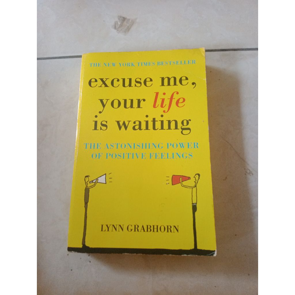 buku excuse me your life,is waiting