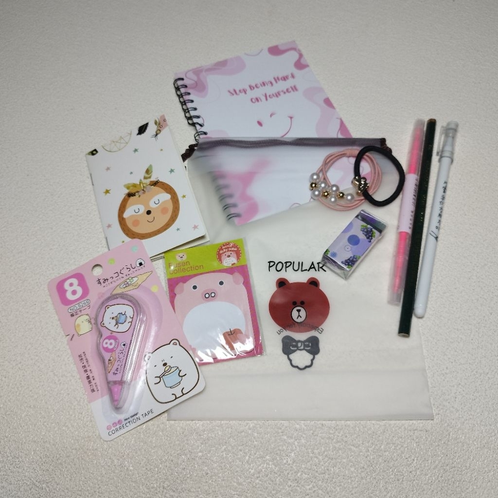 

(B)Paket Alat Tulis Sekolah Anak /Set Alat Tulis /Kado Ultah ATK Souvenir Ultah