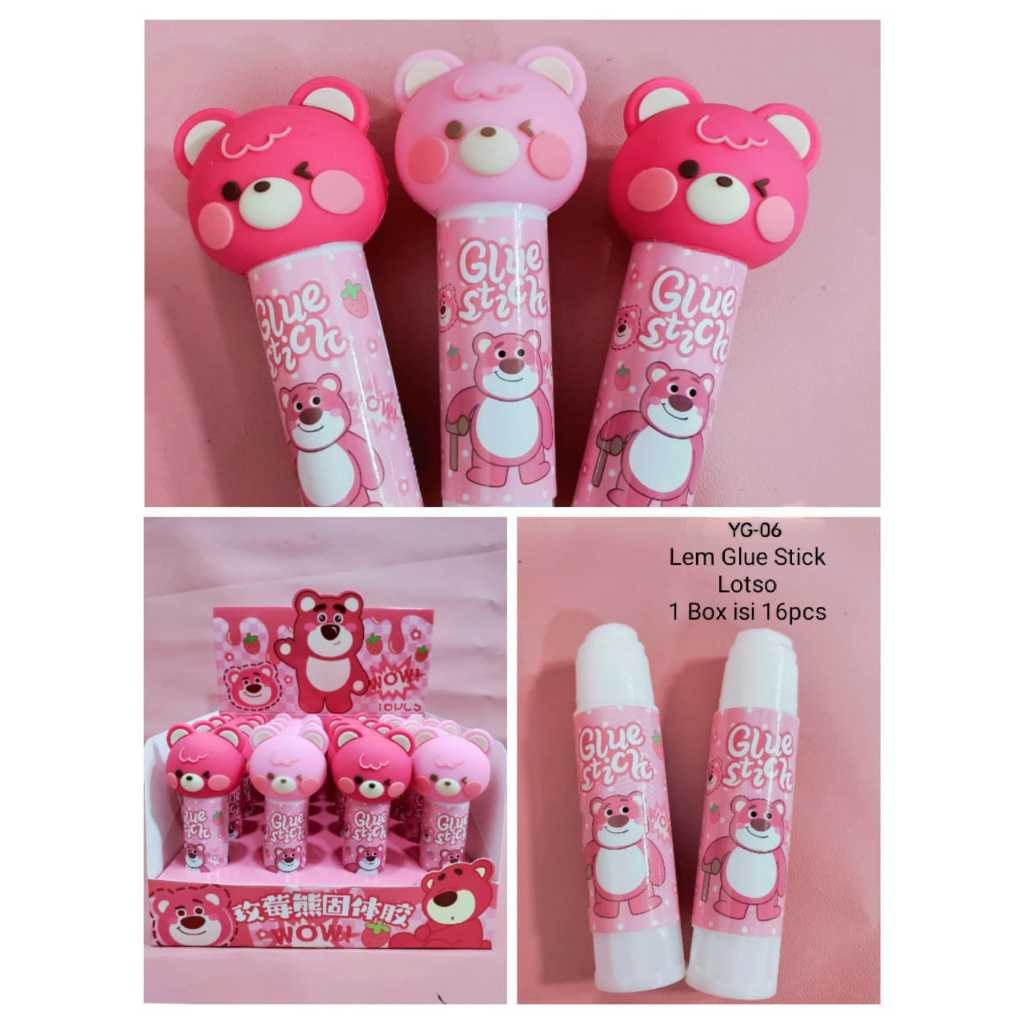 

Lelm Glue Lotso/ Glue Stick Lotso/ Glue Stick Lucu/ Karakter Lotso