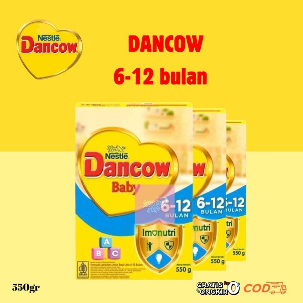 

NESTLE DANCOW BABY SUSU FORMULA BAYI 6-12bln 550gram