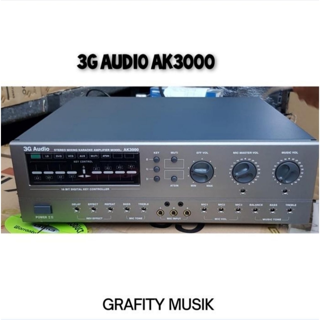 Power Amplifier 3G Audio AK 3000 Original
