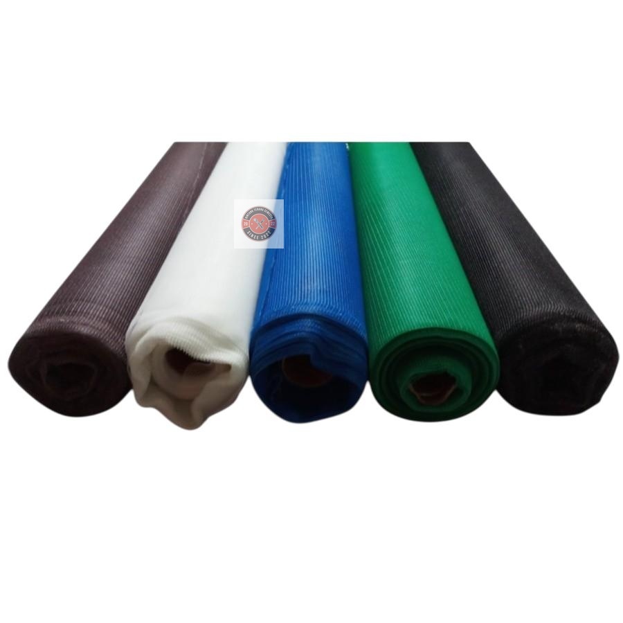 Kawat Nylon Nilon Lokal Kain Kasa Anti Nyamuk Cream/Putih +/- 12 Meter BTS