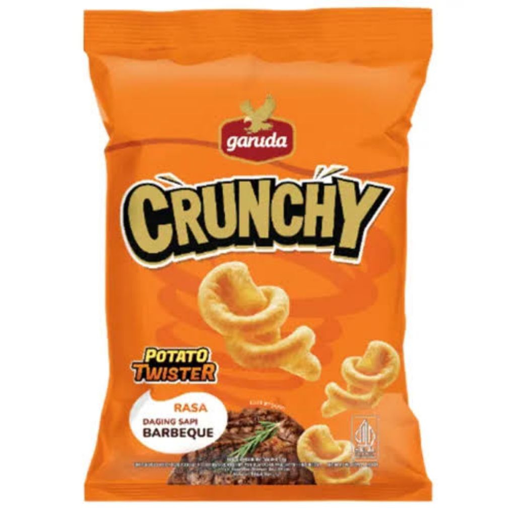 

Garuda Crunchy Potato Twister Daging Sapi BBQ 50 + 10 g