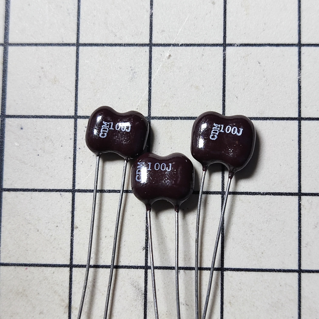 1pc 100pf 0.1nf 500V Silver Mica Capacitor
