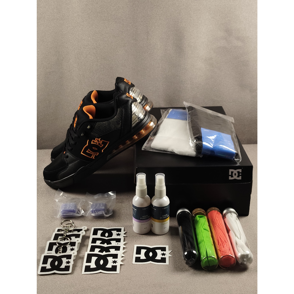 Sepatu Skate DC Versatile Camo/B/Orange Realpict 100% BNIB Global Ukuran 40-45