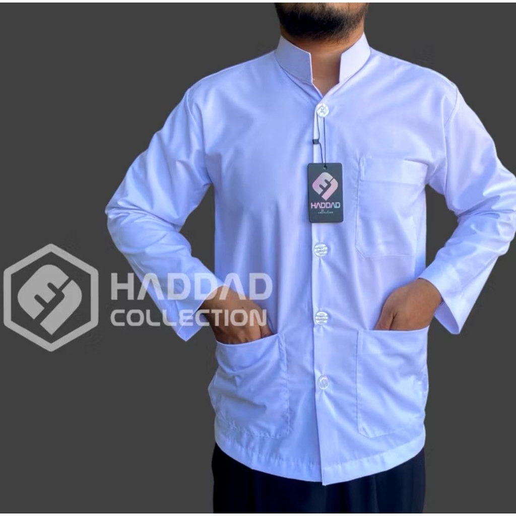 Koko habaib El hadad polos putih / Koko pria original