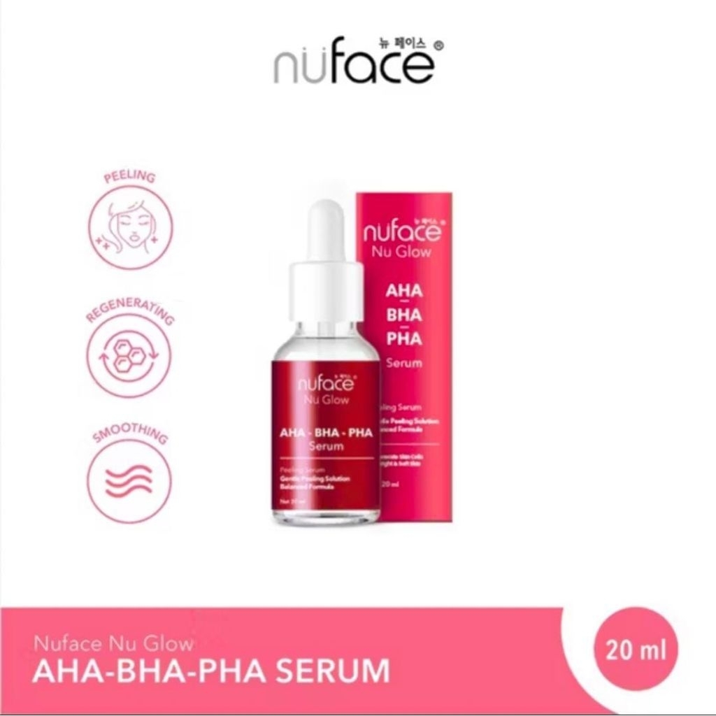 nuface Nu Glow serum AHA BHA PHA