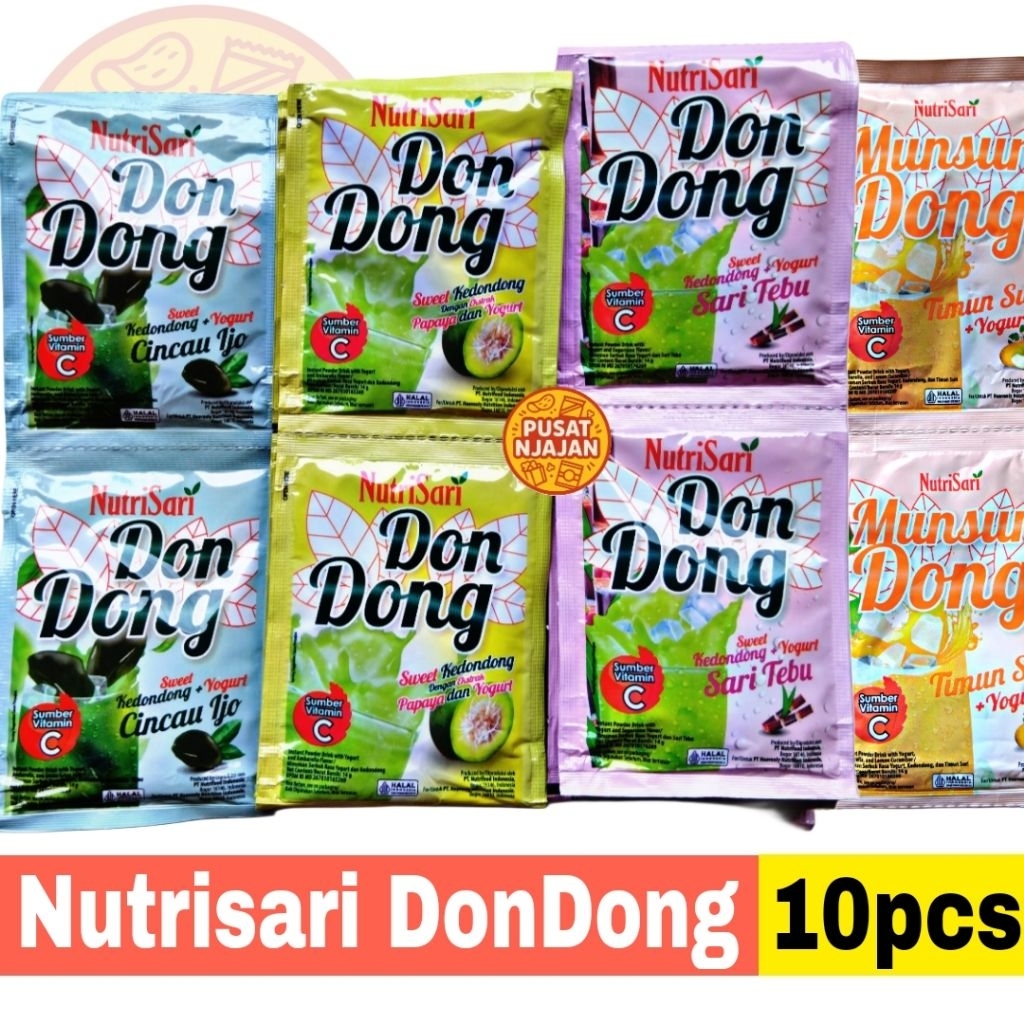 

Baru ! Minuman Nutrisari DonDong All Variant Kedondong Renceng isi 10pcs