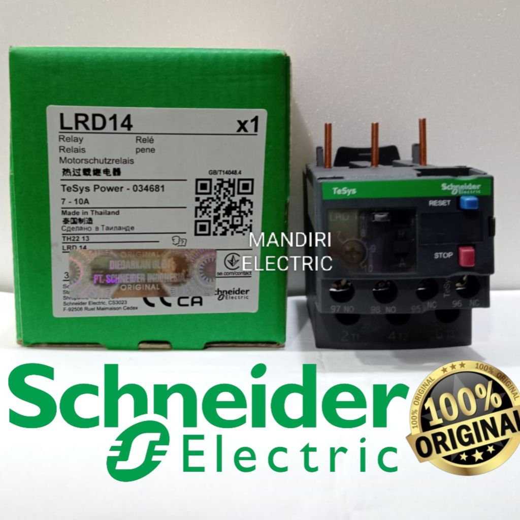 thermal Overload  Schneider LRD14 7-10a overload Schneider overload lrd14 Schneider lrd14 Schneider 