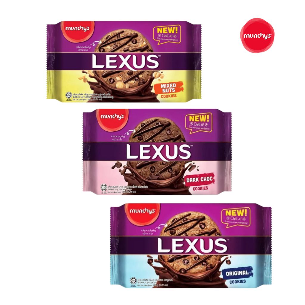 

Munchy's LEXUS Cookies 189g - Biscuits/Cookies - Makanan Ringan