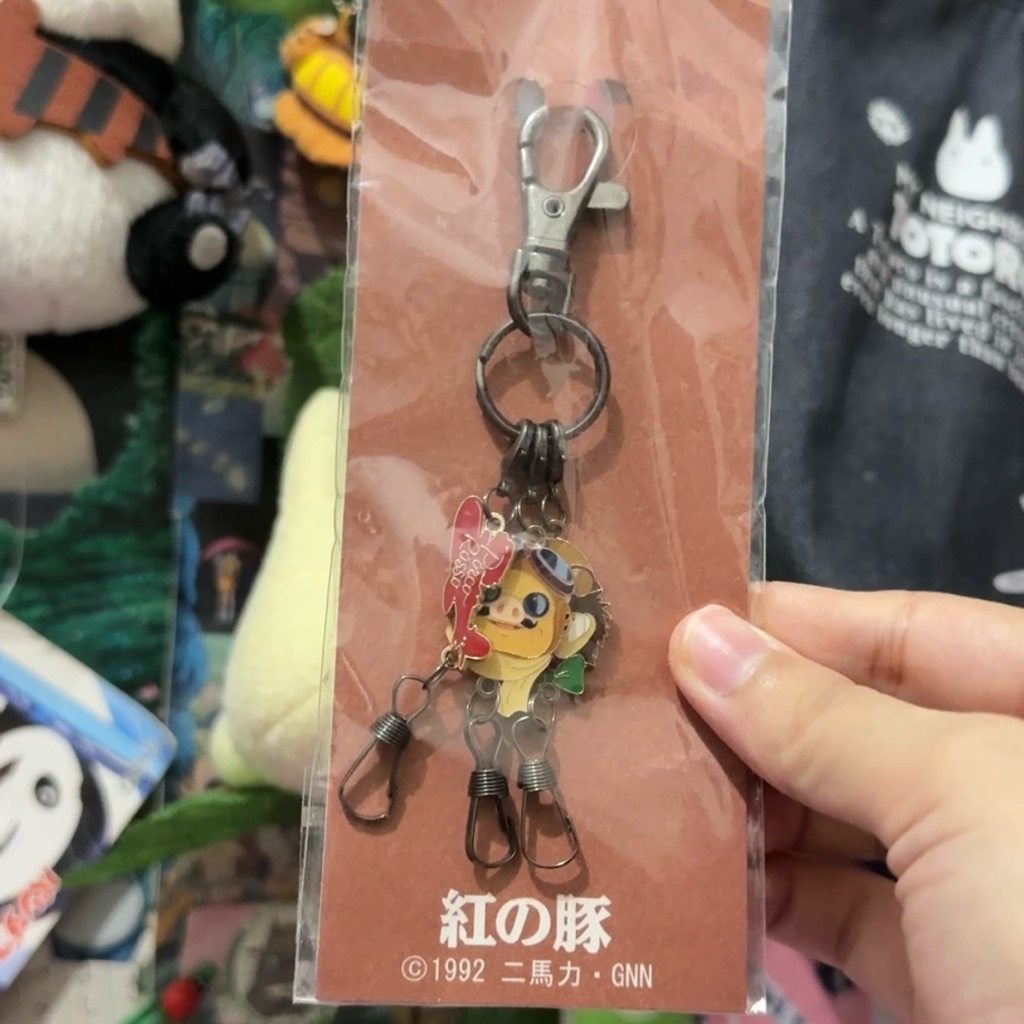 RARE PORCO ROSSO ganci gantungan kunci original studio ghibli brand new