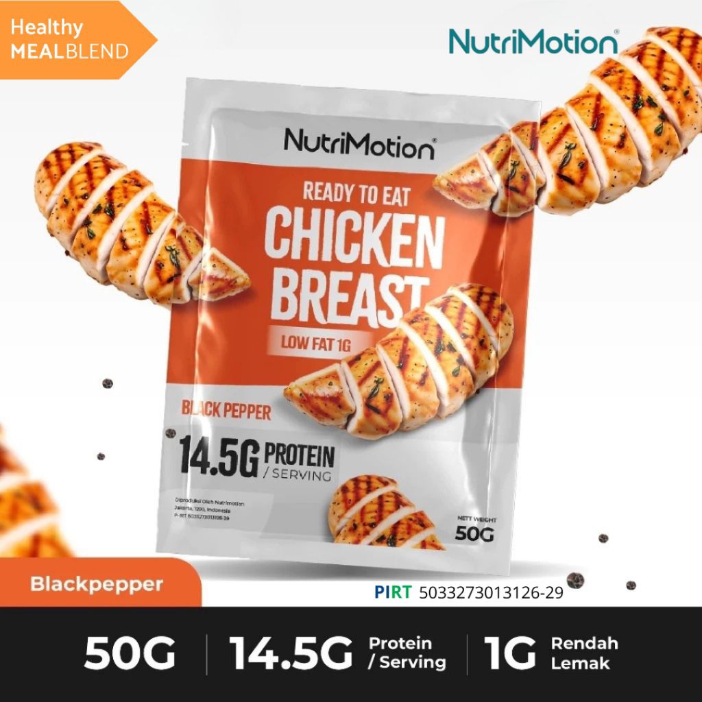 

Nutrimotion Chicken Breast (Dada ayam siap makan) Tinggi Protein