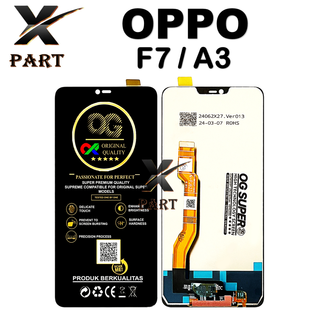 LCD TOUCHSCREEN OPPO F7 / A3 ORIGINAL 100% FULLSET