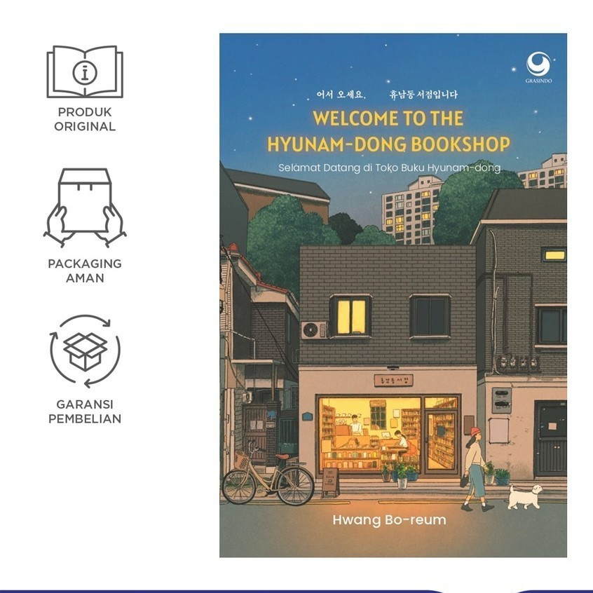 Welcome To The Hyunam-Dong Bookshop : Selamat Datang di Toko Buku Hyunam-Dong (Hwang Bo-Reum)