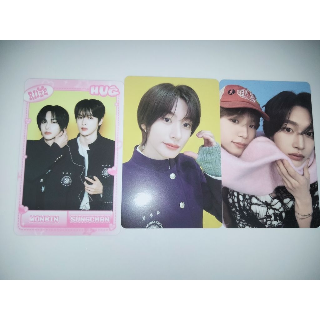 RIIZE Hug Trading Card Wonbin Sungchan Anton Shotaro