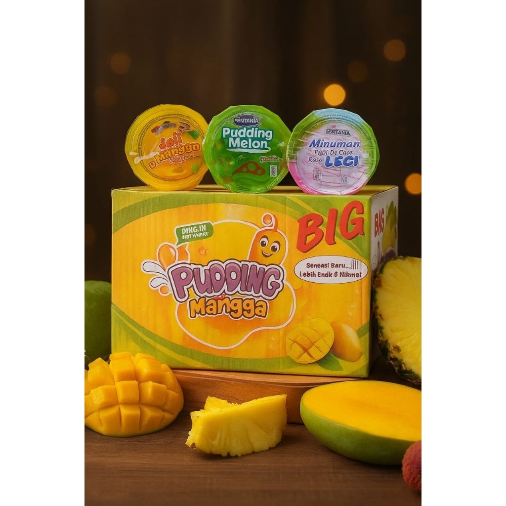 

1 Dus Isi 24 pcs Jelly Fentania 156ml – Jelly Buah Segar & Kenyal, Siap Santap!
