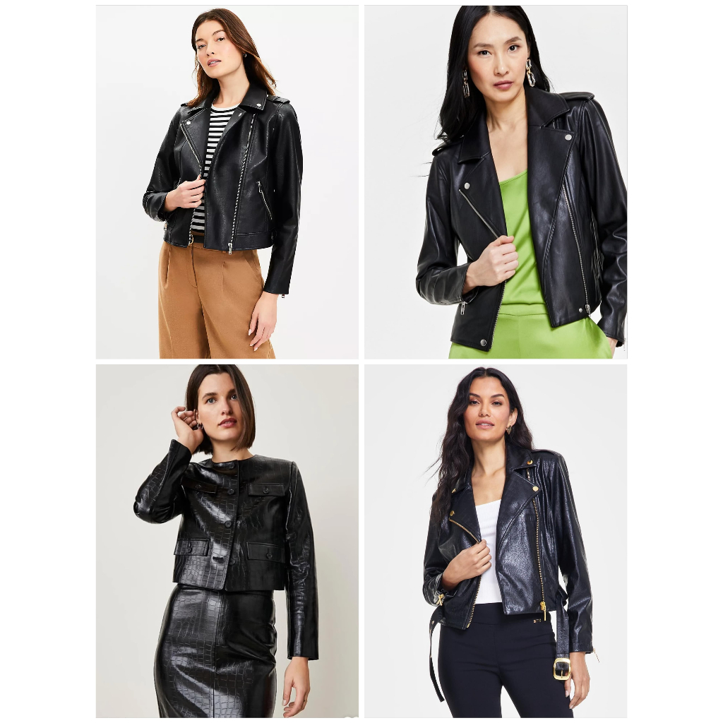 Jacket Leather Inc Mix Variant Faux Leather Jackets