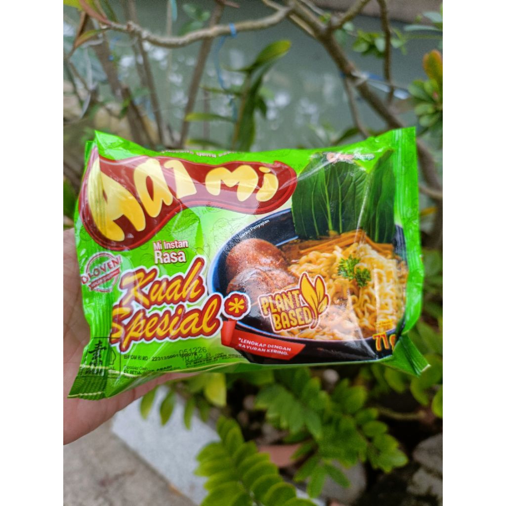 

Mie Instan Rasa Kuah Spesial Aa1 Mie Plant Based
