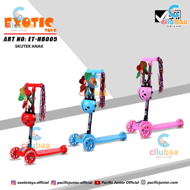 EXOTIC SCOOTER ANAK HB 005 KUMBANG/SCOOTER ANAK KARAKTER ST2020