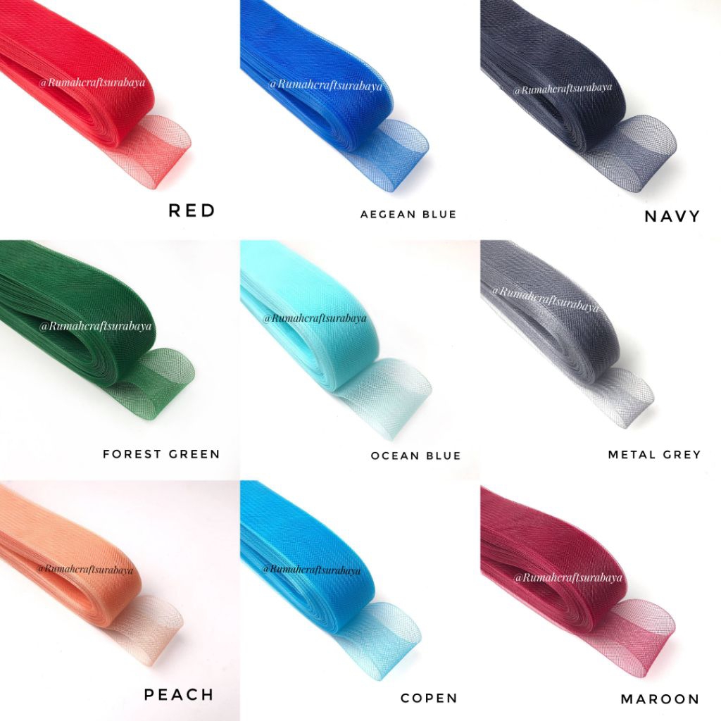 

1 ROLL ( 50 YARD) - 2CM /PITA JALA KAKU/YURE KAKU/HARDNET KAKU/HORSEHAIR KAKU/