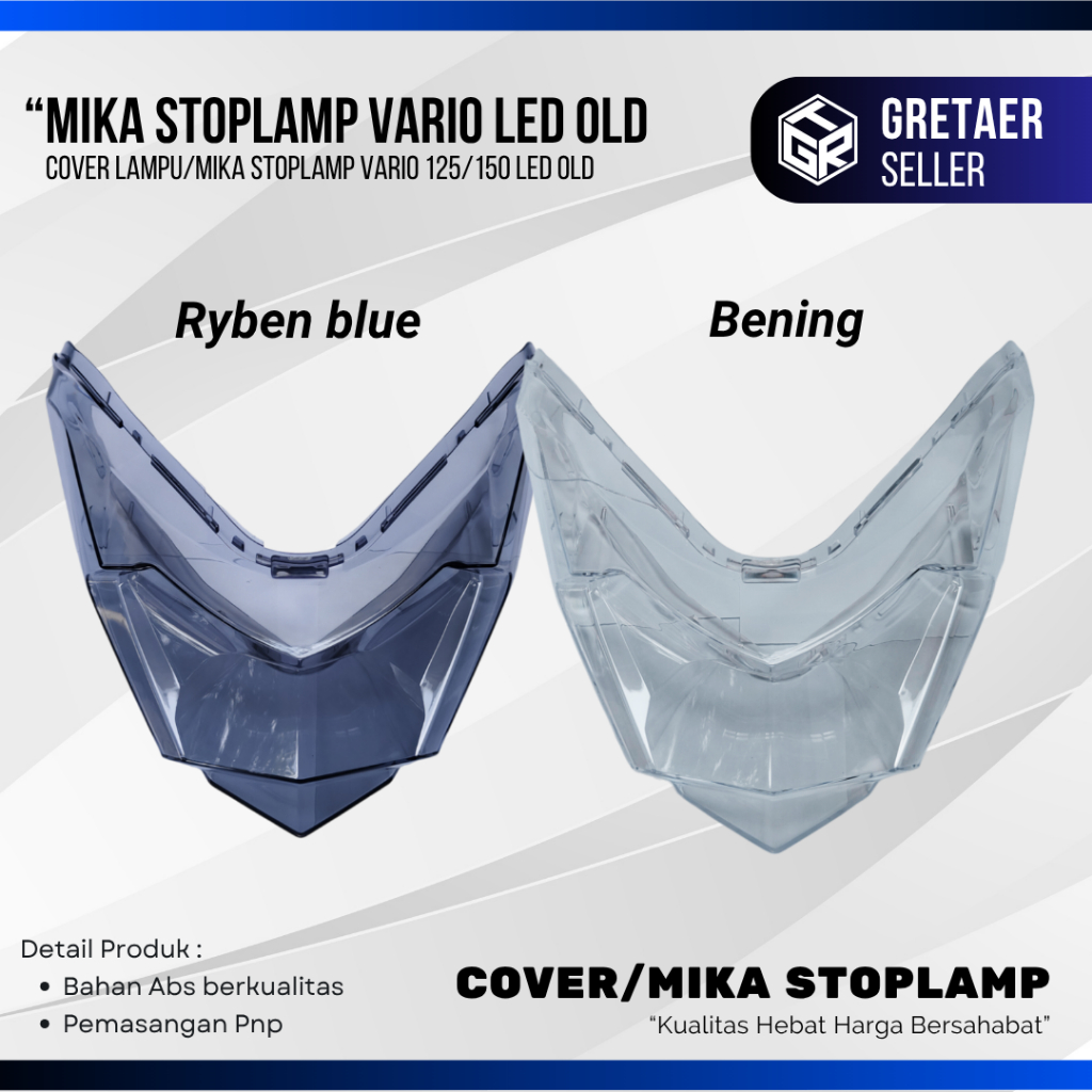 GREATER SELLER MIKA STOPLAMP VARIO LED OLD COVER LAMPU BELAKANG VARIO 125/150 LED OLD COVER LAMPU