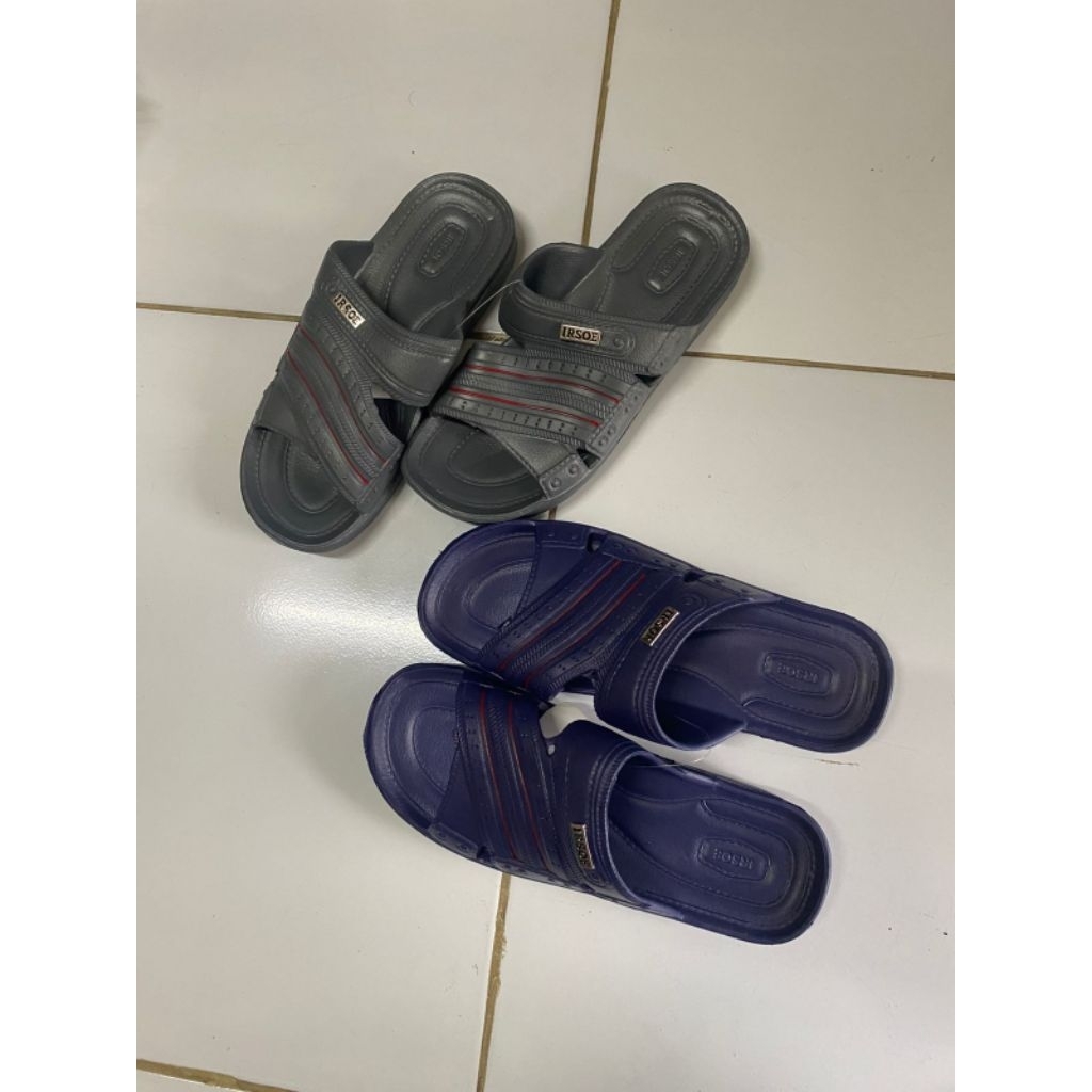 sandal selop pria dewasa irsoe bahan karet