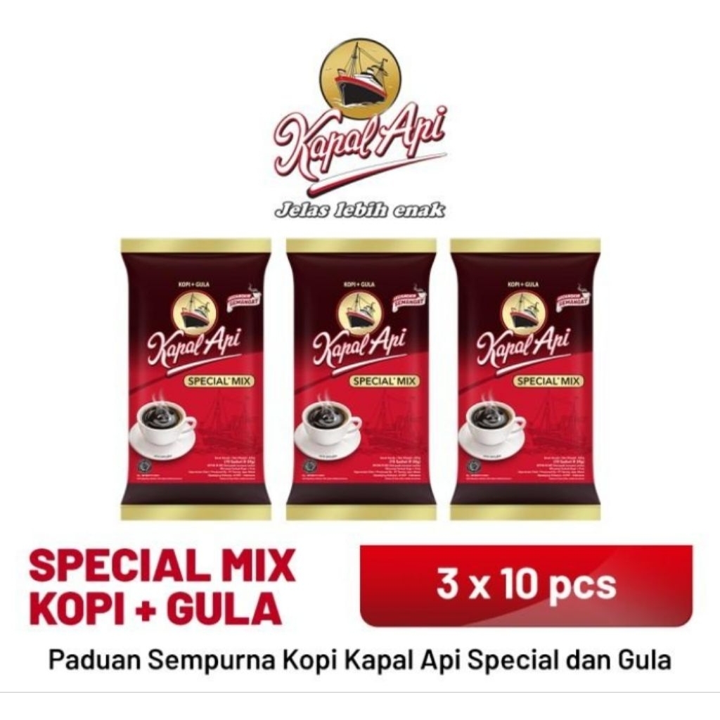 

Kapal Api Special Mix 3 Pack 10 x 23gr