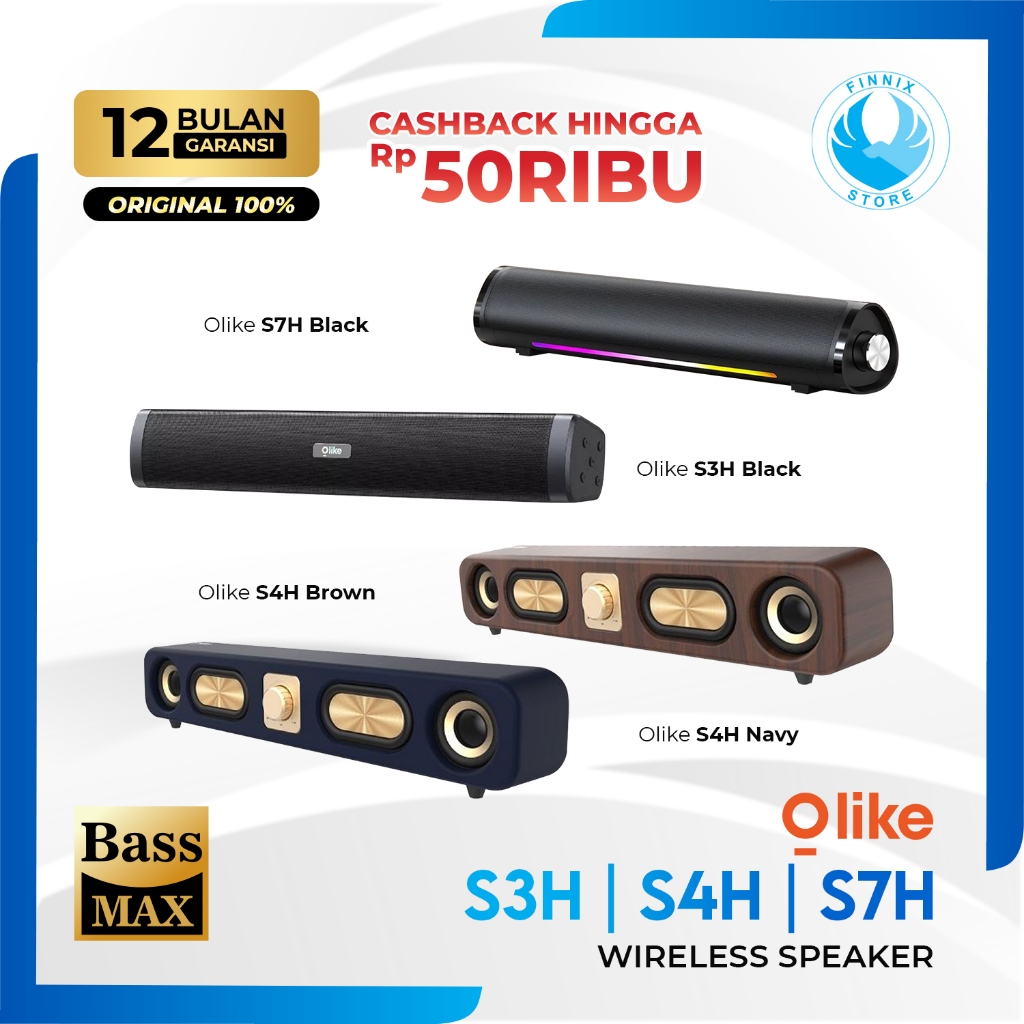 Olike S7H / Olike S3H Bluetooth Speaker High Quality Sound - Garansi Resmi