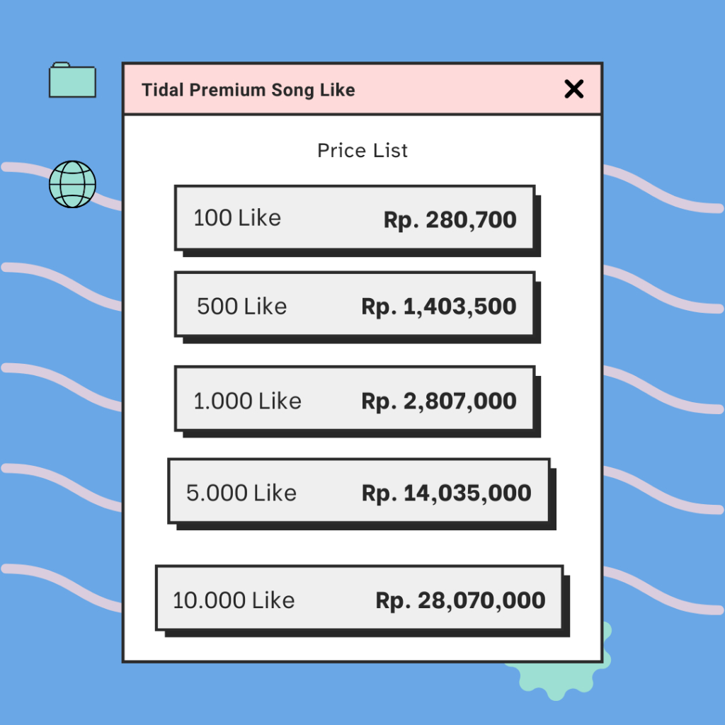 Tidal Premium Song Like | Tambah Like Lagu di Tidal | Real Premium User | Aman & Organik | Meningkat