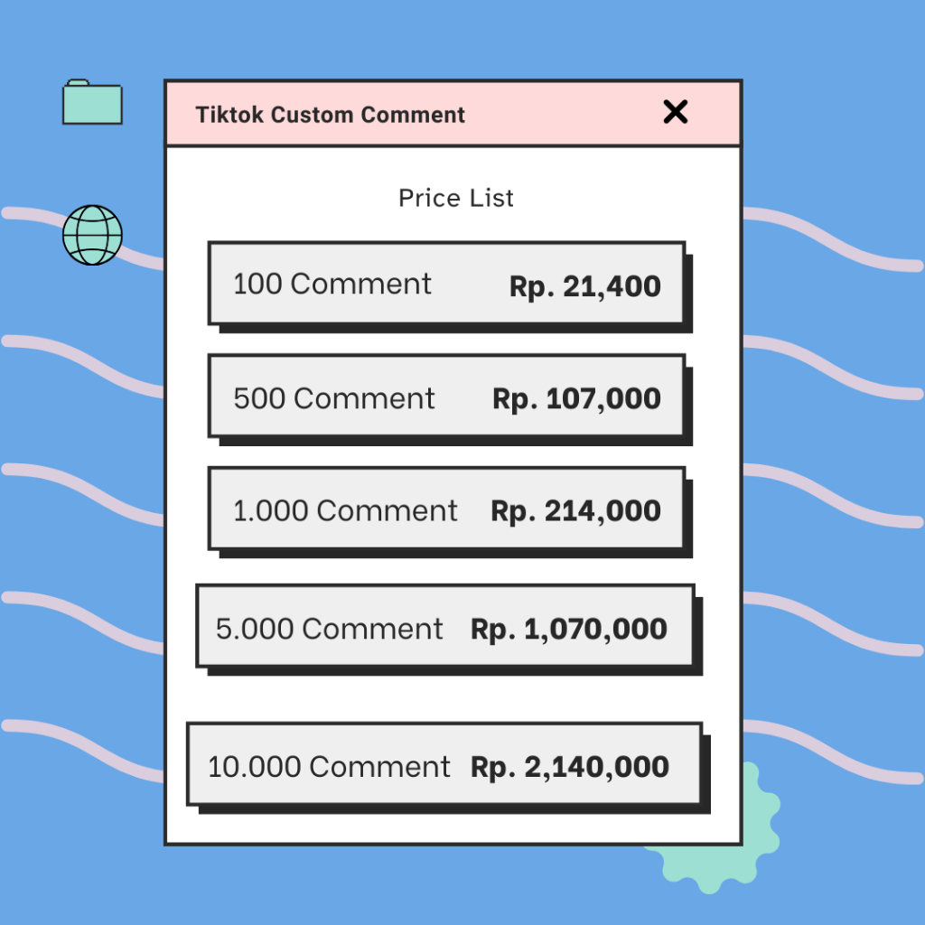 TikTok Custom Comment | Komentar Manual Sesuai Permintaan | Real Account | Natural & Aman | Meningka
