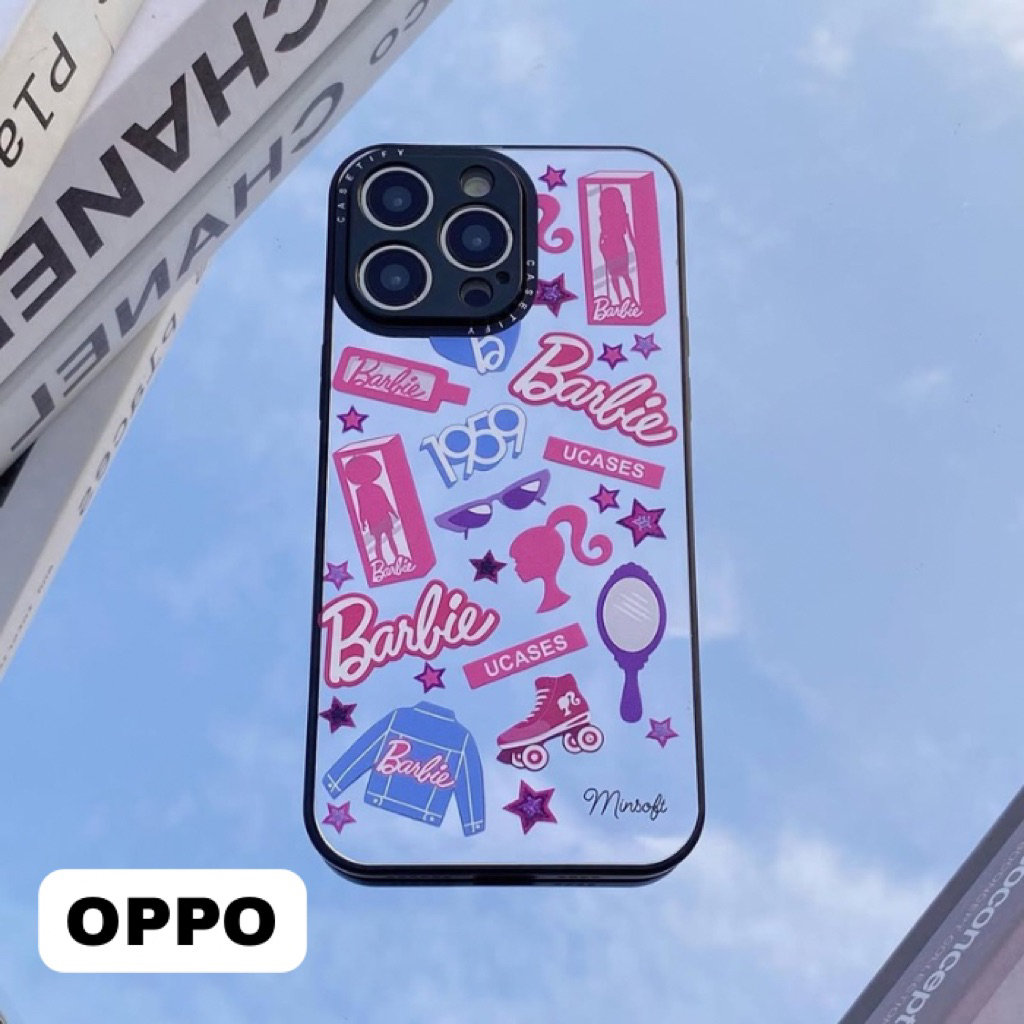 CASETIFY MIRROR BARBIE MINSOFT FOR ANDROID OPPO A57 2022 A77S A16 A17 A17K A54 A58 A78 A5 2020 A9 20