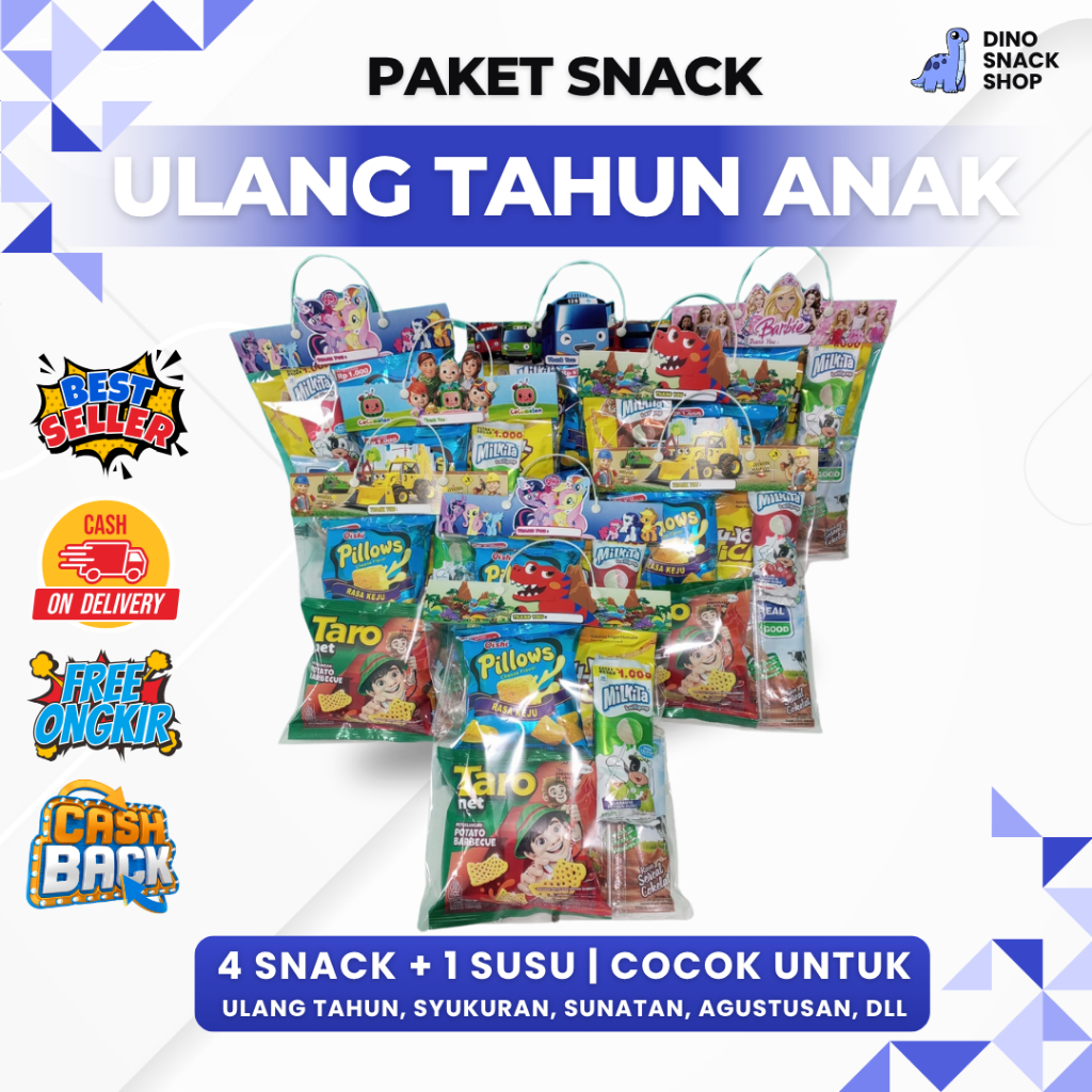 

READY PROMO BELI 30 GRATIS 1 PAKET SNACK ULANG TAHUN ANAK / BINGKISAN ULTAH / KHITANAN / SYUKURAN / AGUSTUSAN