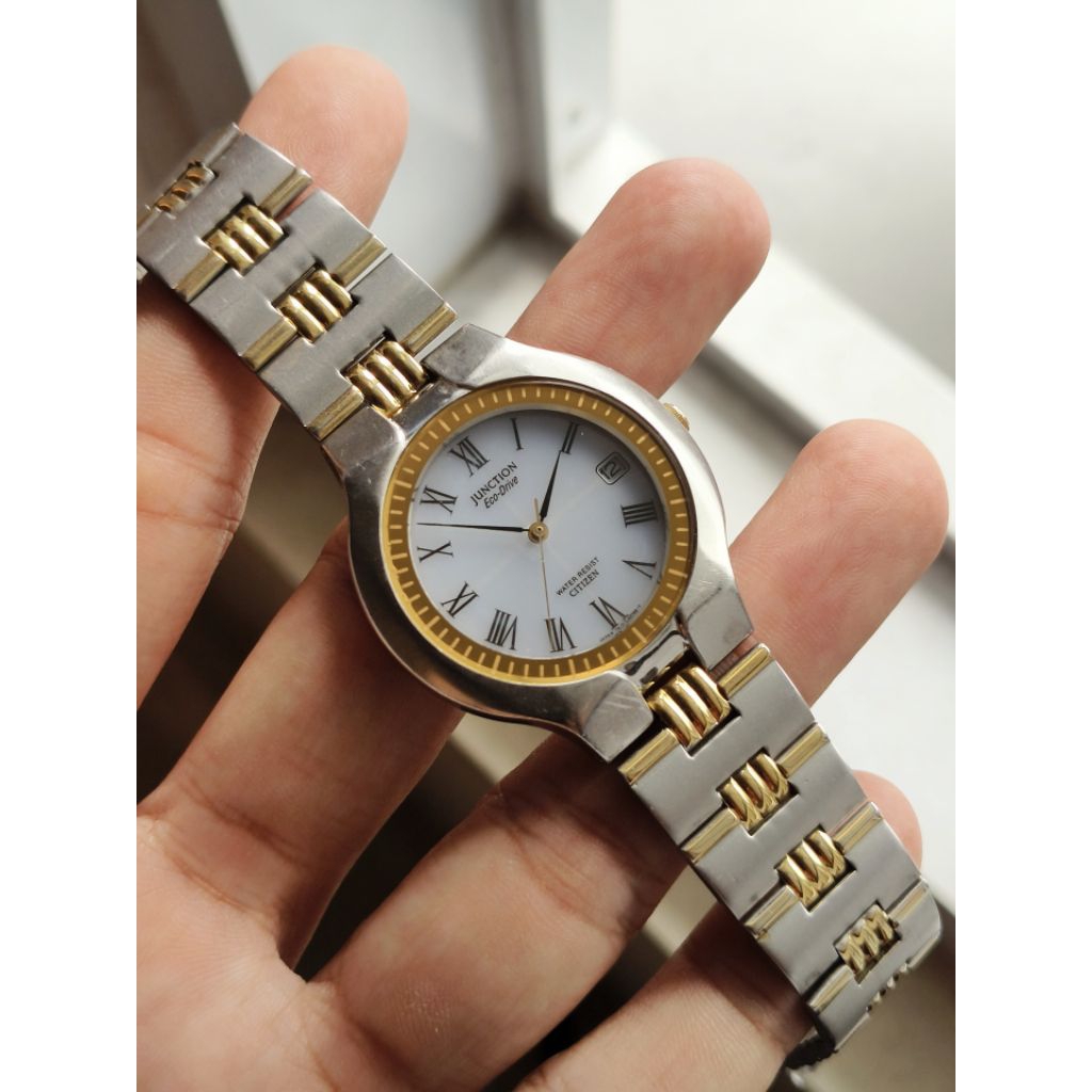 Jam tangam Citizen Junction Eco drive original romawi classic