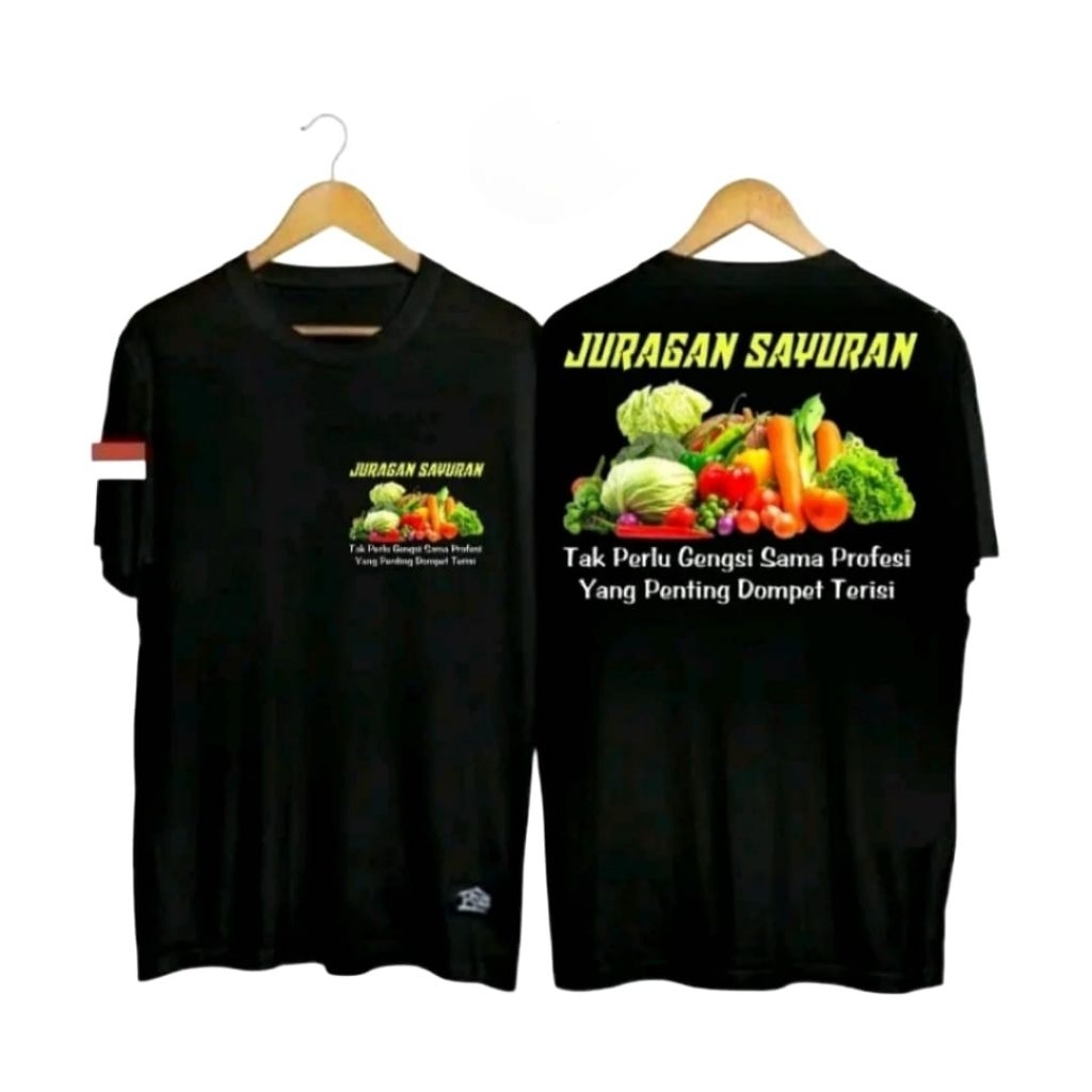Kaos Juragan Sayuran - Bakol Sayur Indonesia