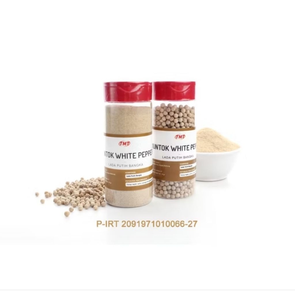 

Lada Putih Bubuk Asli Bangka