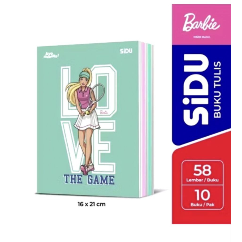 

Buku Tulis SiDU isi 58 lbr 1 pack isi 10 buku