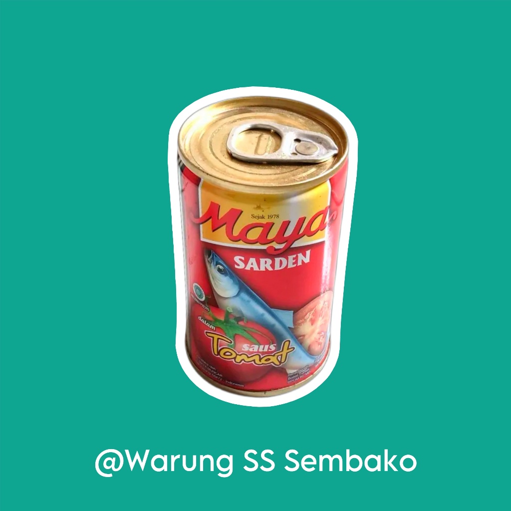 

Maya Sarden Saus Tomat kaleng kecil 155 gram