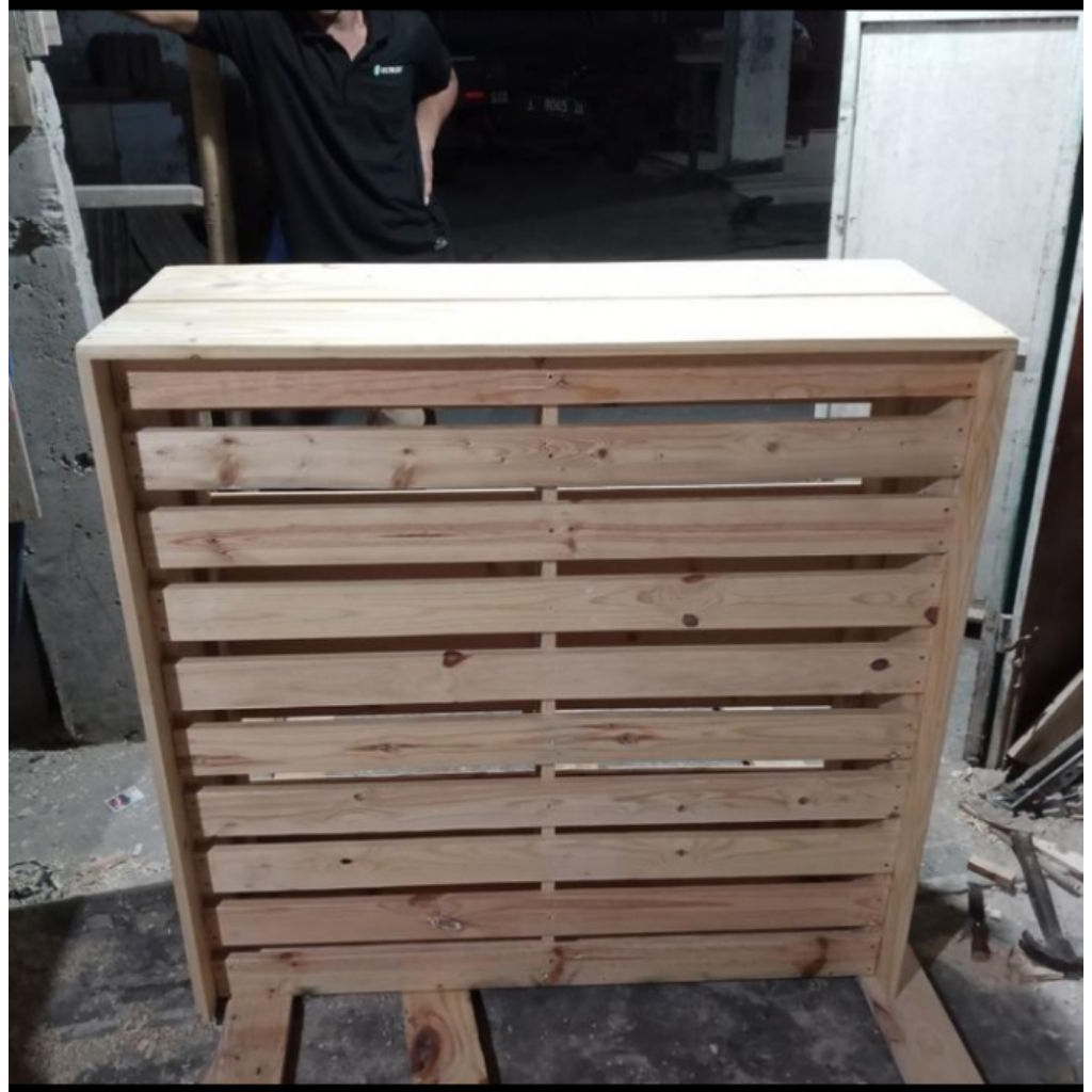 Pallet Dipan Minimalis Alas Kasur Jati Belanda Tatakan Palet Tempat Tidur