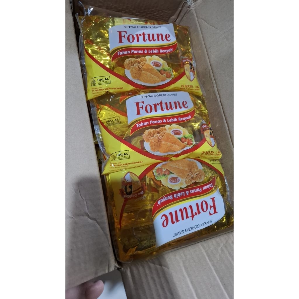 

Minyak goreng fortune bantal 1liter