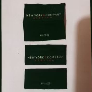 

label merek brand label (main) tag newyork&company (harga isi 500 pcs)