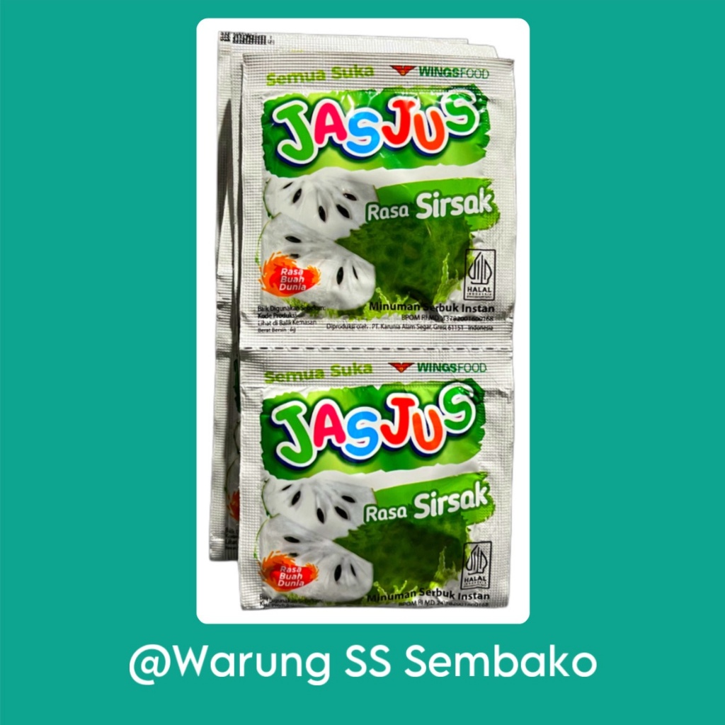 

Jasjus Minuman Serbuk Sirsak 1 renceng isi 10 pcs