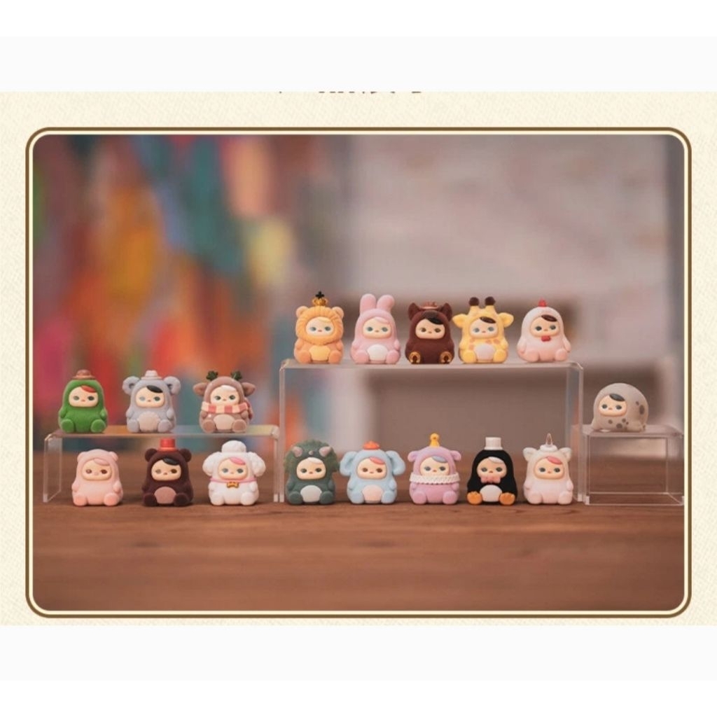 One Little Planet Pucky Animal Beanies Figure Blindbox - Giraffe (Jerapah)