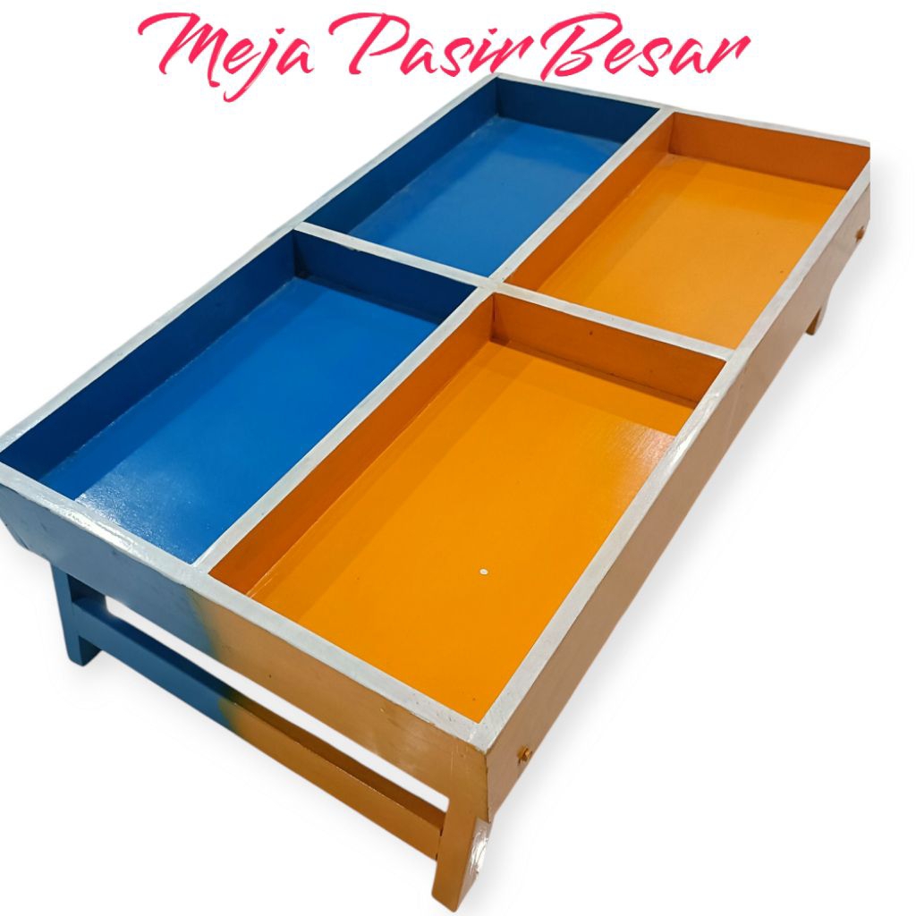 Meja Pasir Lipat Ukuran Besar/ Mainan Pasir/ Mainan Edukatif Anak